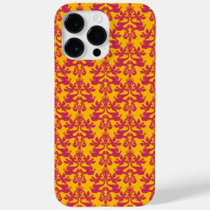 Elephant damask mauve golden oranje iphone 5 hoesj Case-Mate iPhone case