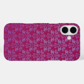 Elephant damask paars red iphone Case-Mate iPhone case (Achterkant (horizontaal))