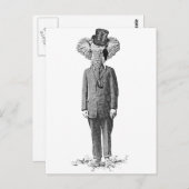 Elephant dandy briefkaart (Voorkant / Achterkant)