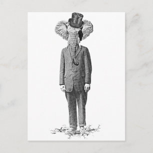 Elephant dandy briefkaart