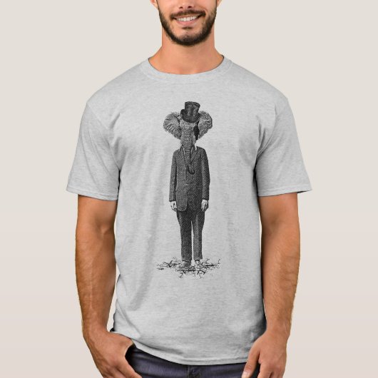 Elephant dandy t-shirt (Voorkant)