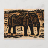 Elephant deco briefkaart (Voorkant)