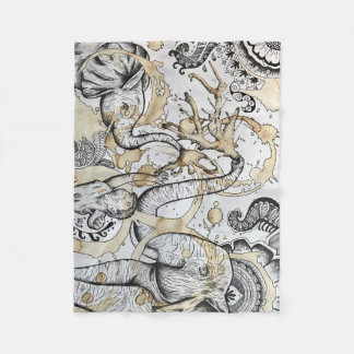 Elephant-deken Fleece Deken