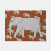 Elephant Design on Doormat Deurmat (Voorkant)