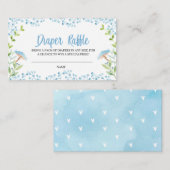 Elephant Diaper Raffle Enclosure Card Informatiekaartje (Voorkant / Achterkant)