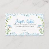 Elephant Diaper Raffle Enclosure Card Informatiekaartje (Voorkant)