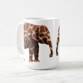 Elephant die denkt dat het een Giraffe is Koffiemok (Voorkant links)