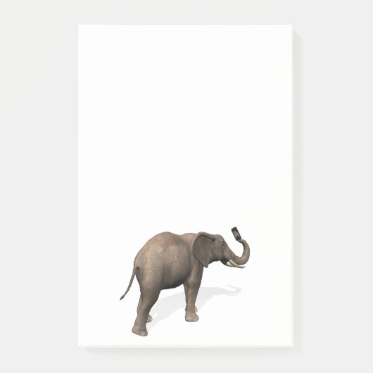 Elephant die een Selfie inneemt Post-it® Notes (Voorkant)
