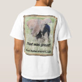 Elephant die modderbad T-Shirt neemt (Achterkant)