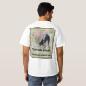 Elephant die modderbad T-Shirt neemt (Achterkant volledig)