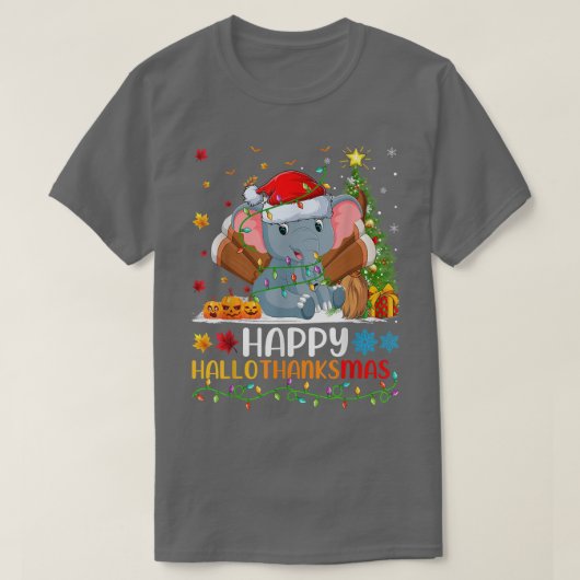 Elephant Dierenvriend Funny Elephant HelloBedanktM T-shirt (Design voorkant)