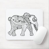 Elephant Doodle Muismat (Met muis)