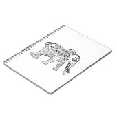Elephant Doodle Notitieboek (Linkerzijde)