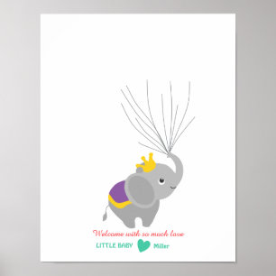 Elephant douchevoorbeeld poster