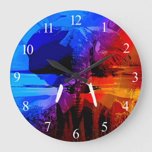 Elephant Dream Large Clock Grote Klok (Voorkant)