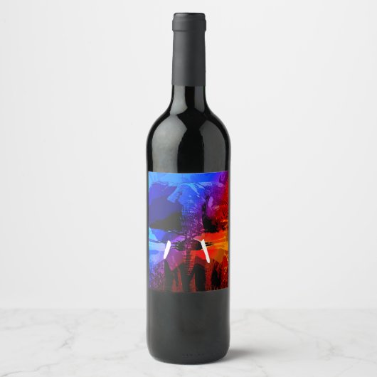 Elephant Dream Wine Label Wijn Etiket (Voorkant)