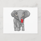 Elephant Drink mok Briefkaart (Voorkant)