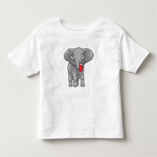 Elephant Drink mok Kinder Shirts (Voorkant)