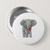 Elephant Drink mok Ronde Button 7,6 Cm (Voorkant /achterkant)