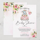 Elephant Drive beroemd gemaakt door Baby shower In Kaart (Voorkant / Achterkant)