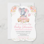 Elephant Drive beroemd gemaakt door Baby shower Pa Kaart (Voorkant)