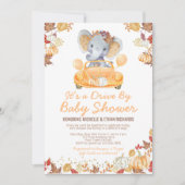 Elephant drive by Baby shower parade Invision Kaart (Voorkant)