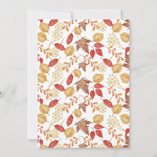 Elephant drive by Baby shower parade Invision Kaart (Achterkant)