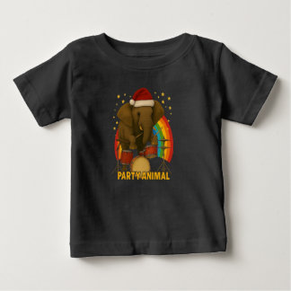 Elephant Drummer PARTY ANIMAL Rainbow Edition T-S