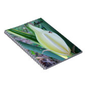 Elephant Ear Bloom Foto personaliseren Notitieboek (Rechterzijde)