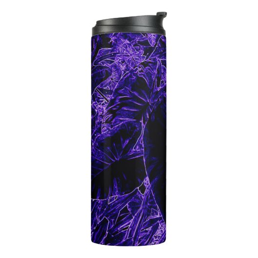 Elephant Ear Leaf Deepest Paars Thermosbeker (Gedraaid links)