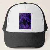 Elephant Ear Leaf Deepest Paars Trucker Pet (Voorkant)