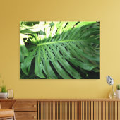 Elephant Ear Plant Canvas Print (Insitu (Woonkamer))