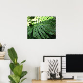Elephant Ear Tropical Plant Poster (Thuiskantoor)