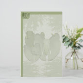 Elephant Ears Briefpapier (Staand voorkant)