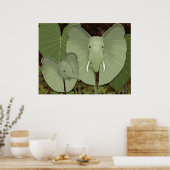 Elephant Ears Fantasy Plant Poster (Keuken)
