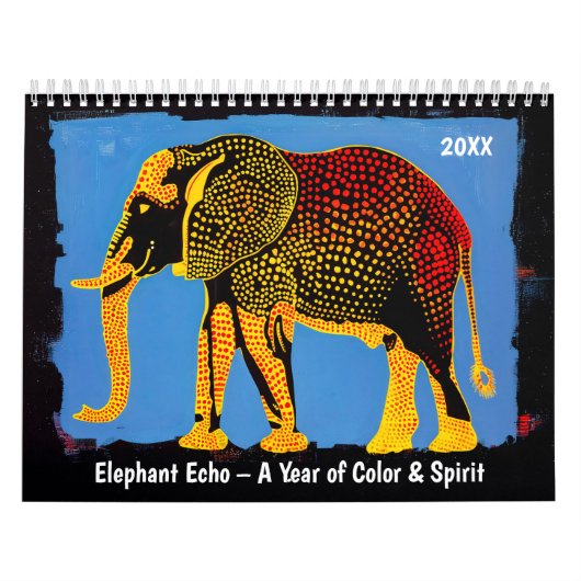 Elephant Echo – A Year of Color & Spirit Kalender (Hoes)