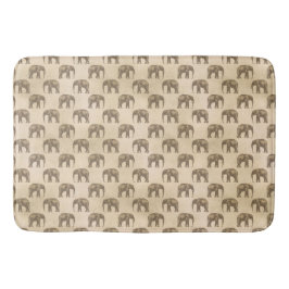Elephant Elegant Chic Animals Badmat