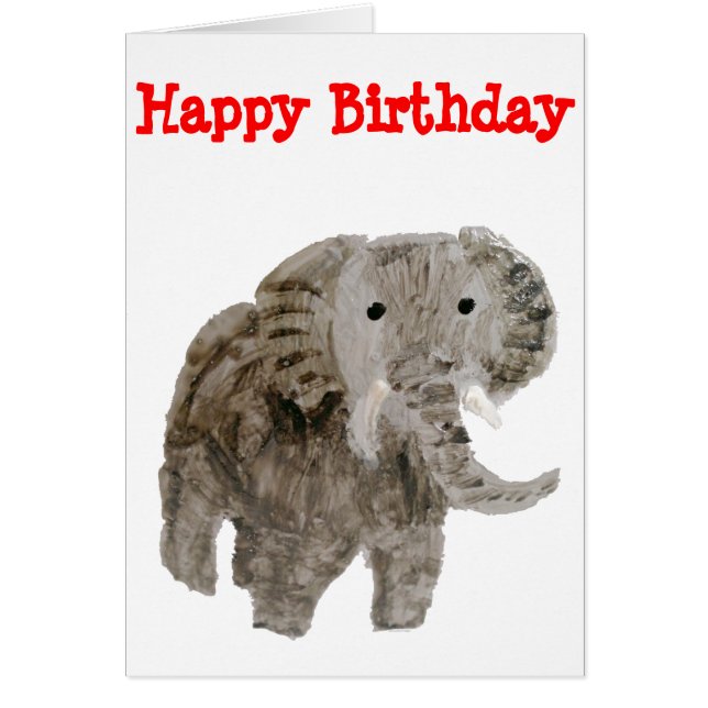 Elephant Elephant voor in het wild levende dieren (Voorkant)