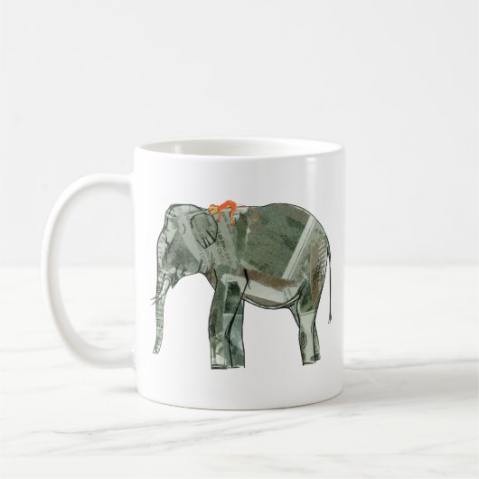 Elephant en aap koffiemok (Links)