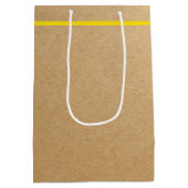 Elephant en bloemen middelgrote cadeautas (Achterkant)