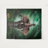 Elephant en Bunny Wandkleed (Voorkant (horizontaal))