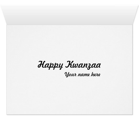 Elephant en Corn voor Kwanzaa (Binnen Horizontaal (Onder))