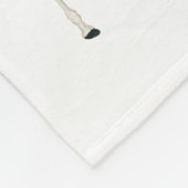 Elephant en Giraffe Floral - Aangepaste Baby Fleece Deken (Hoek)