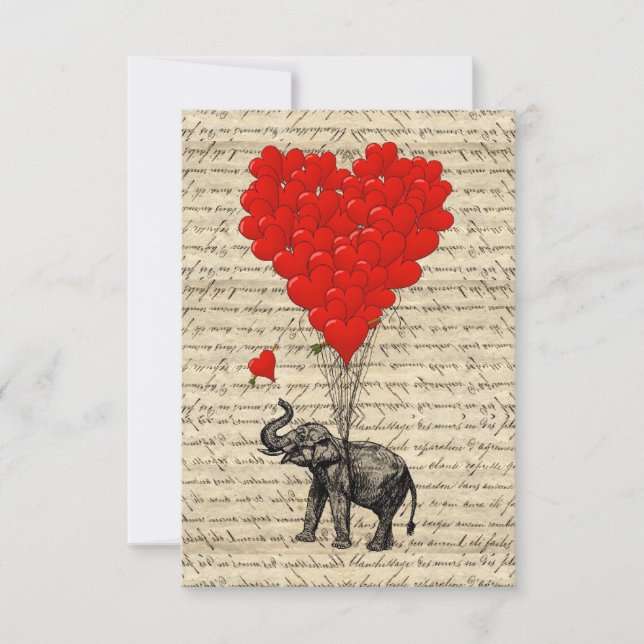 Elephant- en hartvormige ballonnen (Voorkant)