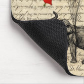 Elephant- en hartvormige ballonnen muismat (Hoek)