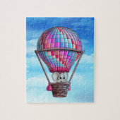 Elephant- en heteluchtballon legpuzzel (Verticaal)