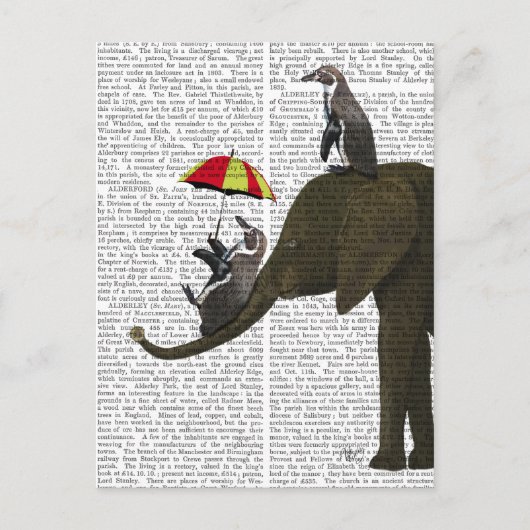Elephant en Penguin Briefkaart (Voorkant)