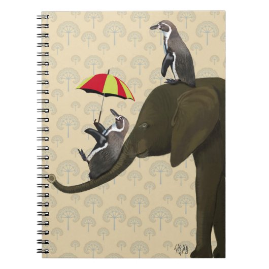 Elephant en pinguïns notitieboek (Voorkant)