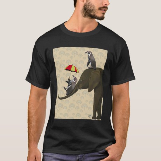 Elephant en pinguïns t-shirt (Voorkant)