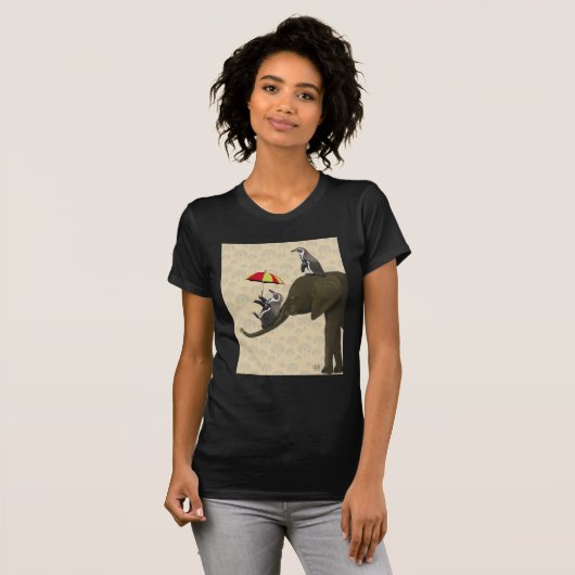 Elephant en pinguïns t-shirt (Voorkant volledig)